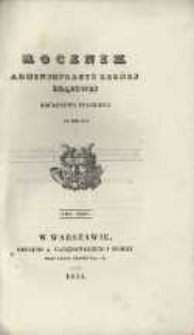 Rocznik Administracyi Leśnej Rządowej Królestwa Polskiego na rok 1835