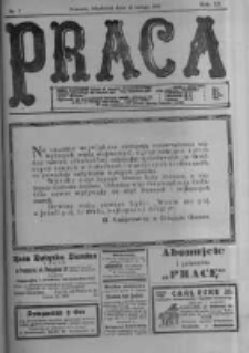 Praca: tygodnik polityczny i literacki, illustrowany. 1916.02.13 R.20 nr7