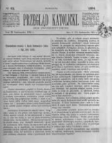 Przegląd Katolicki. 1884.10.23 R.22 nr43