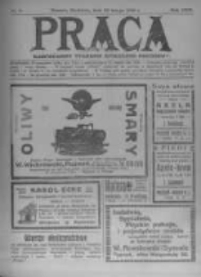 Praca: ilustrowany tygodnik społeczno-narodowy. 1920.02.22 R.24 nr8