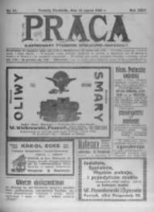 Praca: ilustrowany tygodnik społeczno-narodowy. 1920.03.14 R.24 nr11