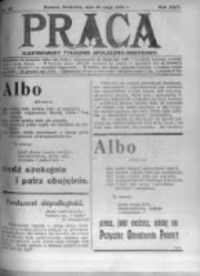 Praca: ilustrowany tygodnik społeczno-narodowy. 1920.05.30 R.24 nr22
