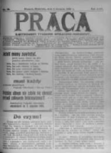 Praca: ilustrowany tygodnik społeczno-narodowy. 1920.08.08 R.24 nr32