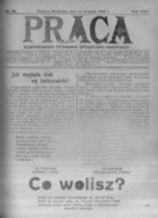 Praca: ilustrowany tygodnik społeczno-narodowy. 1920.08.15 R.24 nr33
