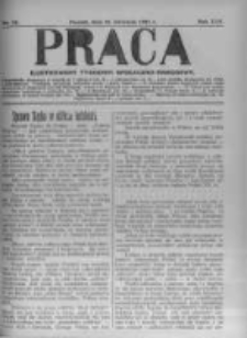 Praca: ilustrowany tygodnik społeczno-narodowy. 1921.04.10 R.25 nr15