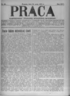 Praca: ilustrowany tygodnik społeczno-narodowy. 1921.05.29 R.25 nr22