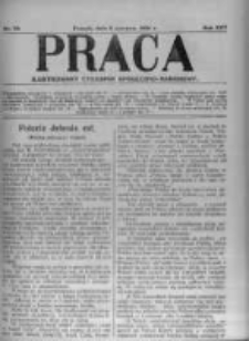 Praca: ilustrowany tygodnik społeczno-narodowy. 1921.06.05 R.25 nr23