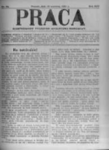 Praca: ilustrowany tygodnik społeczno-narodowy. 1921.06.12 R.25 nr24