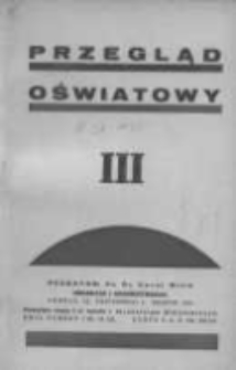 Przegląd Oświatowy: dwumiesięcznik Towarzystwa Czytelni Ludowych z dodatkiem p.n. Poradnik Bibljoteczny 1936 maj/czerwiec R.30 Nr3