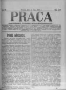 Praca: ilustrowany tygodnik społeczno-narodowy. 1921.07.31 R.25 nr31
