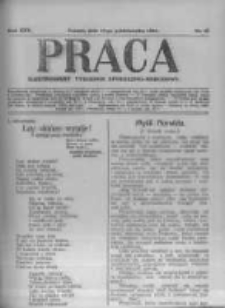 Praca: ilustrowany tygodnik społeczno-narodowy. 1921.10.16 R.25 nr42