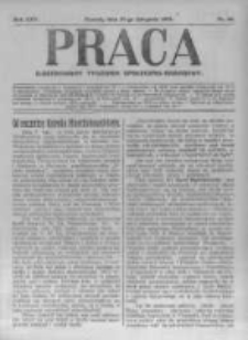Praca: ilustrowany tygodnik społeczno-narodowy. 1921.11.27 R.25 nr48
