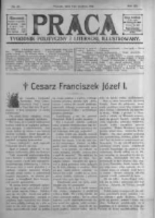Praca: tygodnik polityczny i literacki, illustrowany. 1916.12.03 R.20 nr49