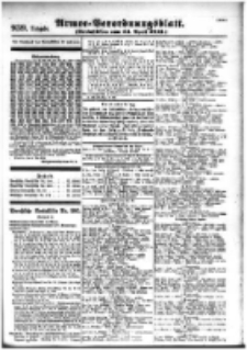Armee-Verordnungsblatt. Verlustlisten 1916.04.14 Ausgabe 939