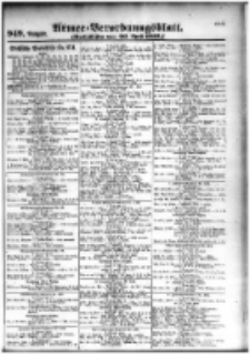 Armee-Verordnungsblatt. Verlustlisten 1916.04.20 Ausgabe 949