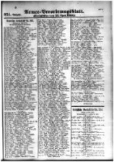 Armee-Verordnungsblatt. Verlustlisten 1916.04.22 Ausgabe 950