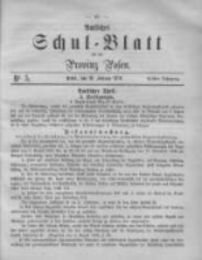 Amtliches Schul-Blatt für die Provinz Posen 1870.02.26 Jg.3 Nr5