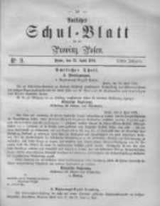 Amtliches Schul-Blatt f&uuml;r die Provinz Posen 1870.04.23 Jg.3 Nr9