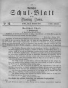 Amtliches Schul-Blatt für die Provinz Posen 1870.10.08 Jg.3 Nr21