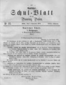Amtliches Schul-Blatt für die Provinz Posen 1870.11.05 Jg.3 Nr23
