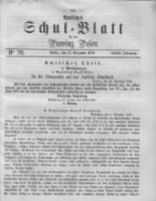 Amtliches Schul-Blatt f&uuml;r die Provinz Posen 1870.12.31 Jg.3 Nr26