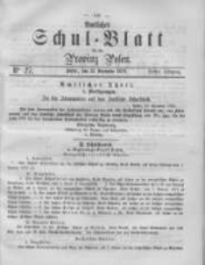 Amtliches Schul-Blatt f&uuml;r die Provinz Posen 1870.12.31 Jg.3 Nr 27