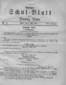 Amtliches Schul-Blatt für die Provinz Posen 1871.03.11 Jg.4 Nr5