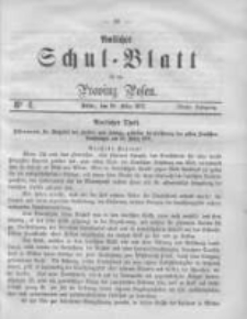 Amtliches Schul-Blatt für die Provinz Posen 1871.03.25 Jg.4 Nr6