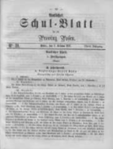 Amtliches Schul-Blatt für die Provinz Posen 1871.10.07 Jg.4 Nr19