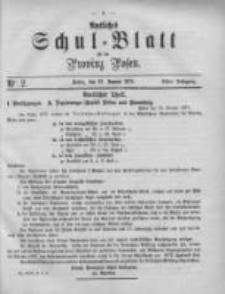 Amtliches Schul-Blatt für die Provinz Posen 1875.01.23 Jg.8 Nr2