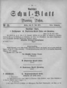 Amtliches Schul-Blatt für die Provinz Posen 1875.07.10 Jg.8 Nr13