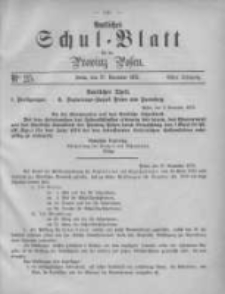 Amtliches Schul-Blatt für die Provinz Posen 1875.12.27 Jg.8 Nr25