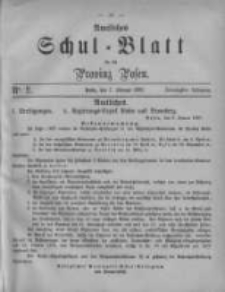 Amtliches Schul-Blatt f&uuml;r die Provinz Posen 1887.02.07 Jg.20 Nr2