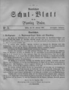 Amtliches Schul-Blatt f&uuml;r die Provinz Posen 1887.02.28 Jg.20 Nr3