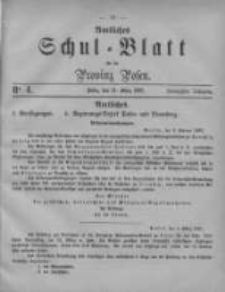 Amtliches Schul-Blatt f&uuml;r die Provinz Posen 1887.03.14 Jg.20 Nr4