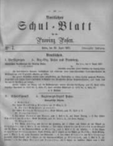 Amtliches Schul-Blatt f&uuml;r die Provinz Posen 1887.04.30 Jg.20 Nr7