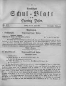 Amtliches Schul-Blatt für die Provinz Posen 1887.07.23 Jg.20 Nr12