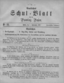 Amtliches Schul-Blatt f&uuml;r die Provinz Posen 1887.08.01 Jg.20 Nr14