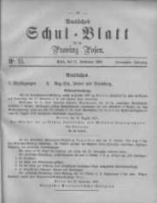 Amtliches Schul-Blatt f&uuml;r die Provinz Posen 1887.08.17 Jg.20 Nr15