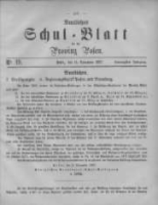 Amtliches Schul-Blatt f&uuml;r die Provinz Posen 1887.10.14 Jg.20 Nr19
