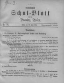 Amtliches Schul-Blatt für die Provinz Posen 1895.05.20 Jg.28 Nr10