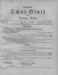 Amtliches Schul-Blatt für die Provinz Posen 1895.06.05 Jg.28 Nr11