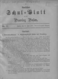 Amtliches Schul-Blatt für die Provinz Posen 1916.06.20 Jg.49 Nr12