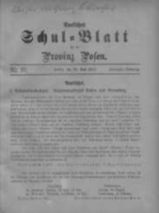 Amtliches Schul-Blatt für die Provinz Posen 1917.05.20 Jg.50 Nr10