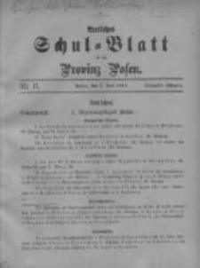 Amtliches Schul-Blatt für die Provinz Posen 1917.06.05 Jg.50 Nr11