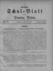 Amtliches Schul-Blatt für die Provinz Posen 1917.06.20 Jg.50 Nr12