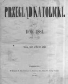 Przegląd Katolicki. 1881.01.06 R.19 nr1
