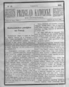 Przegląd Katolicki. 1881.03.31 R.19 nr13