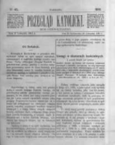 Przegląd Katolicki. 1881.11.10 R.19 nr45