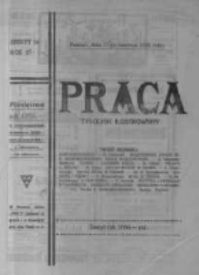 Praca: ilustrowany tygodnik popularny, poświęcony nauce - literaturze - sztuce - sprawom społecznym - godziwej rozrywce. 1923.06.17 R.27 nr24